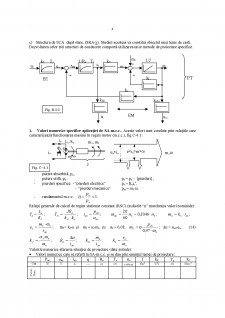 Proiectarea unor structuri de conducere a turației unui sistem de acționare electrică cu M.C.C. (SA-m.c.c.) - Pagina 4