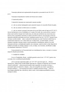 Contractul de tranzacție - Condițiile de validitate și efecte - Pagina 2