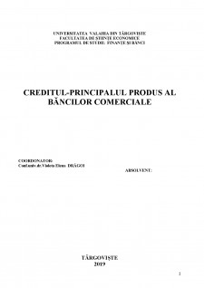 Creditul-principalul produs al băncilor comerciale - Pagina 2