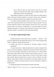 Aplicarea legii străine Lex Causae din Dreptul Internațonal Român - Pagina 4