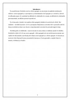 Modelul cererii și ofertei agregate - Pagina 3
