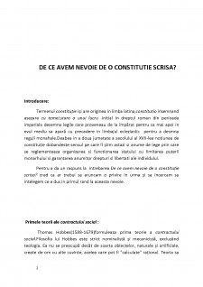 De ce avem nevoie de o constituție scrisă - Pagina 2