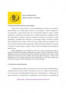 Banca Românească sistem adaptiv complex - Pagina 2