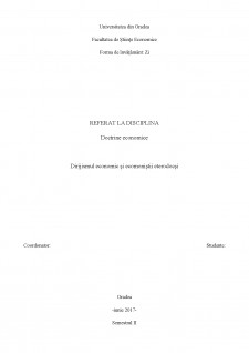 Doctrine economice - Dirijismul economic și ecomonistii eterodocși - Pagina 1