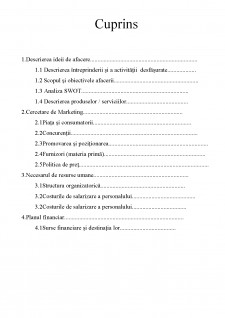 Plan de afaceri privind inițierea afacerii de prestare a serviciilor floristice - Pagina 2