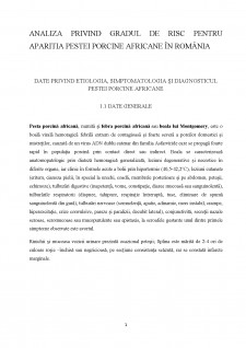 Analiza privind gradul de risc pentru aparitia pestei porcine africane în România - Pagina 2