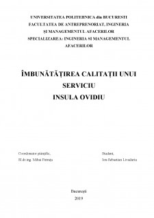 Îmbunătățirea calității serviciului - Insula Ovidiu - Pagina 1