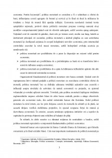 Analiza mecanismului de transmitere a politicii monetare a Băncii Naționale a României - Pagina 4