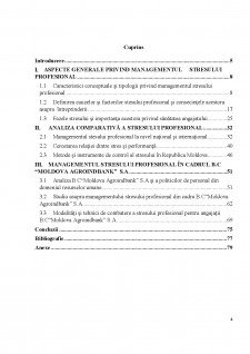 Managementul stresului profesional în cadrul organizațiilor - BC Moldova Agroindbank SA - Pagina 2