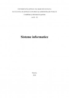 Sisteme informatice - Pagina 1