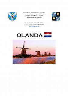 Olanda - Studiu de caz economie și turism - Pagina 1