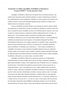 Taxonomie și evoluția Aspergillus - Pagina 2