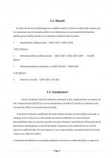 Dimensionarea tehnologică a unui RC de dehidrogenare a etilbenzenului la stiren - Pagina 4