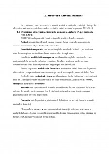 Structura activului la SC Artego SA - Pagina 5