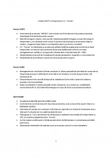 Analiza SWOT a întreprinderii Aroma SA - Pagina 1