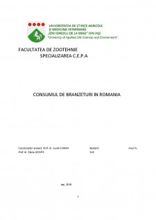 Consumul de brânzeturi în România - Pagina 1