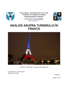 Analiză asupra turismului în Franța - Pagina 1