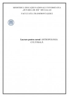 Antropologia culturală - Covoare Basarabene - Pagina 1