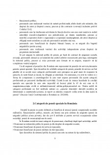 Sistemul public de pensii din România - Pensiile speciale - Pagina 3