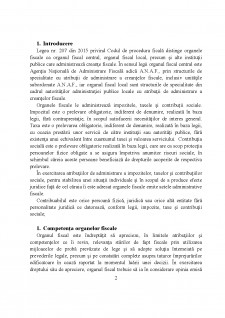 Competența organelor fiscale - Pagina 2