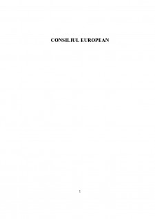 Consiliul European - Pagina 1