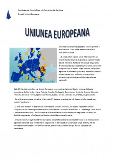 Dreptul uniunii europene - Pagina 1