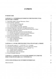 Considerații teoretice și aspecte practice privind analiza structurii financiare a unei firme - Pagina 3
