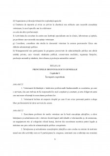 Codul deontologic al medicilor veterinari din Regiunea Murcia - Spania - Pagina 5