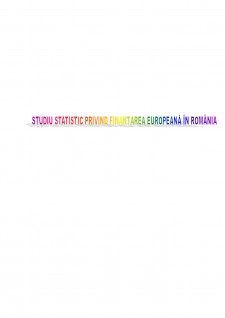 Studiu statistic privind finanțarea europeană în România - Pagina 1