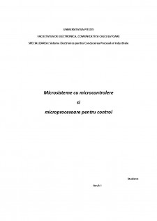 Microsisteme cu microcontrolere și microprocesoare pentru control - Arduino - Pagina 1