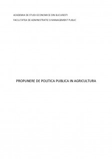 Propunere politică publică agricultură - Pagina 1