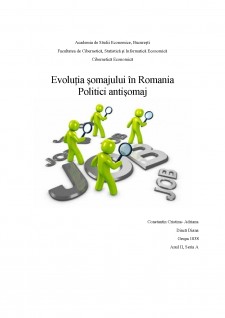 Evoluția șomajului în România - Politici antisomaj - Pagina 1