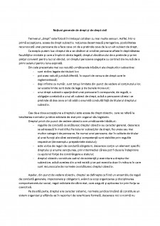 Noțiuni generale de drept și de drept civil - Pagina 1