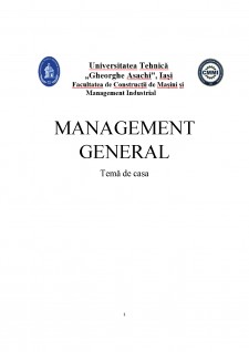 Managementul general - Pagina 1