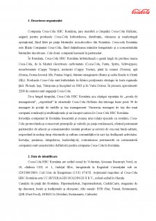 Etică în afaceri - Compania analizată Coca-Cola HBC România - Pagina 2