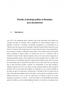 Partide și ideologii politice în România post-decembristă - Pagina 2