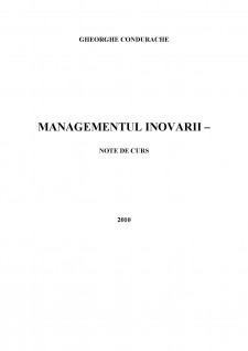 Managementul inovării - Pagina 1