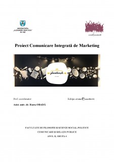 Comunicare Integrată de Marketing - Plăcintărești - Pagina 1