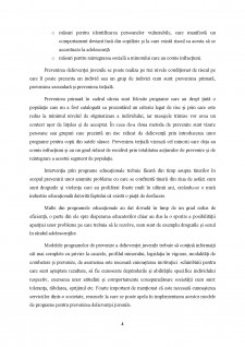 Minorul delicvent în societatea românească contemporană - Modalități de prevenție și intervenție - Pagina 5