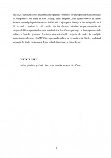 Comportarea unor soiuri de prun în sistem superintensiv de cultură, în condițiile pedoclimatice ale USAMV Cluj-Napoca - Pagina 5