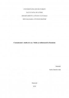 Comunismul - studiu de caz - Stalin și stalinismul în România - Pagina 1