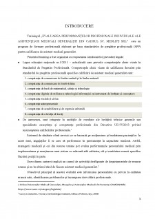 Evaluarea performanțelor profesionale individuale ale asistenților medicali generaliști din cadrul SC medlife SRL - Pagina 3
