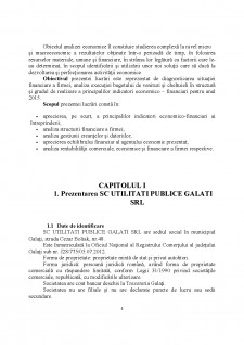Analiza situației financiare a SC Utilitati Publice Galati SRL - Pagina 4