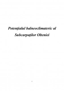 Potențialul balneoclimateric al Subcarpaților Olteniei - Pagina 4