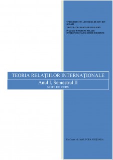 Teoria relațiilor internaționale - Pagina 1