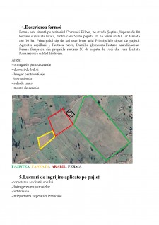 Întreținerea și exploatarea unor pajiști în vederea furajării unei ferme de bovine din Județul Harghita, Comună Bilbor - Pagina 4