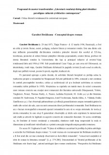 Garabet Ibraileanun - Conceptul despre român - Pagina 1