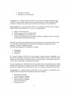 Managementul afacerii - SC Complex Hotelier Alpin SRL - Pagina 4