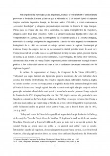 Franța și Congresul de la Viena - Pagina 1