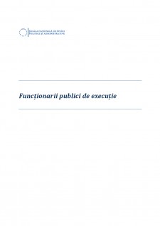 Funcționarii publici de execuție - Pagina 1